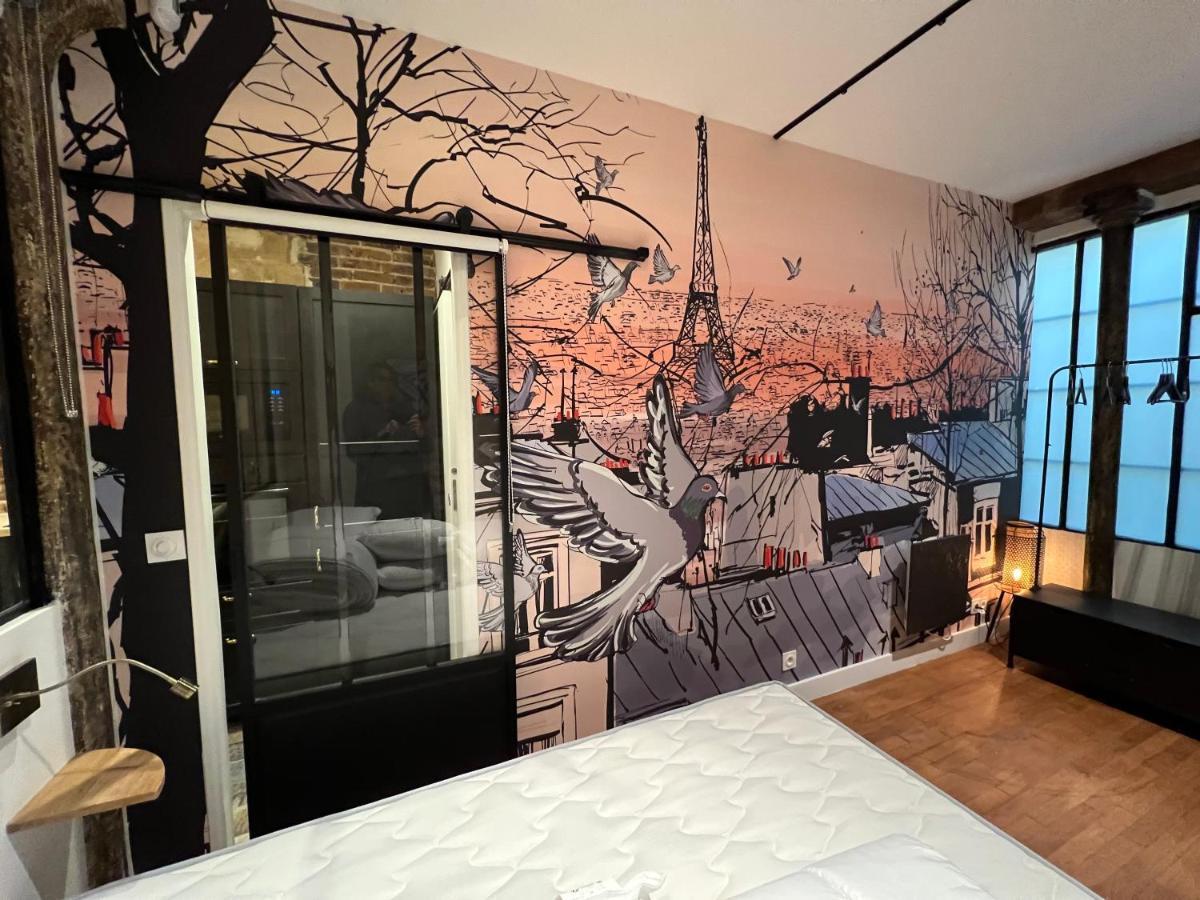 Good Vibes Luxurious Loft In Paris 11Th, With Ac & Table Football Extérieur photo